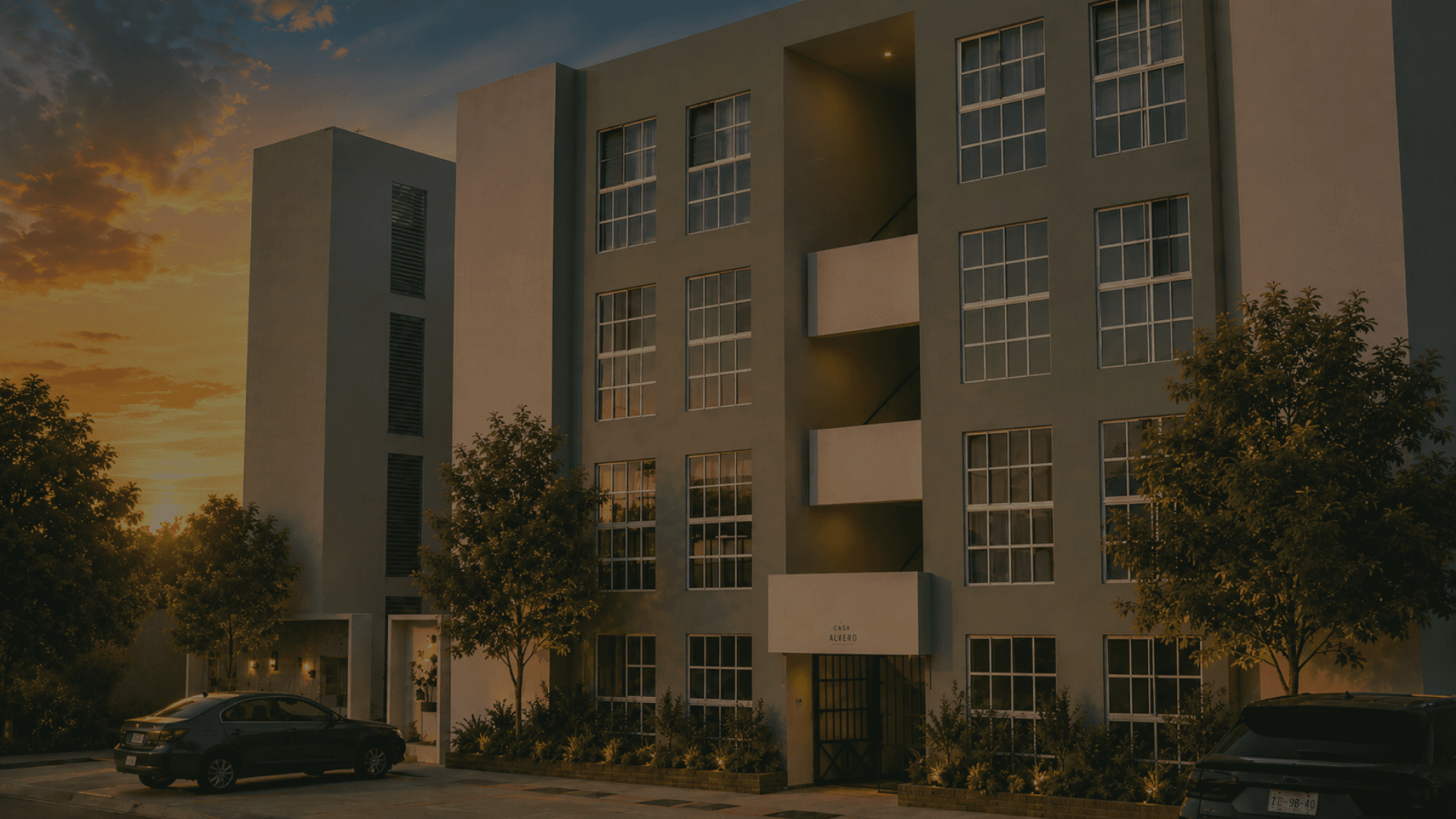 Edificio San Francisco al atardecer